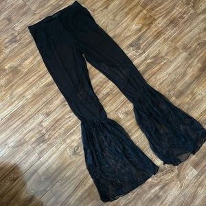 Lace bell bottoms